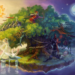 Пазл: У лукоморья дуб зелёный