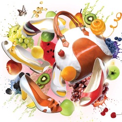 Пазл: Туфельки и сумка