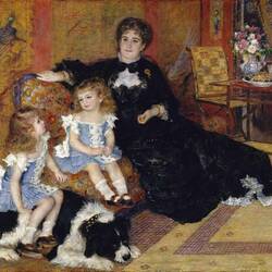 Пазл: Портрет мадам Шарпантье с детьми