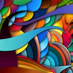 Пазл: Игра цветов