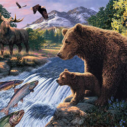 Пазл: В мире животных