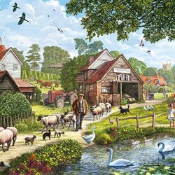 Пазл: Деревенская жизнь