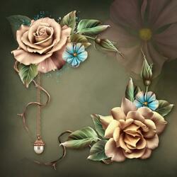 Пазл: Подарочные цветы 