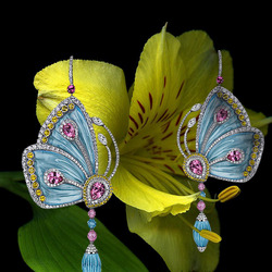 Пазл: Цветы и драгоценности