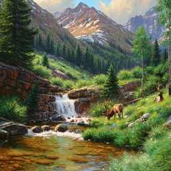 Пазл: Лето в горах