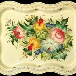 Пазл: Жостовский поднос