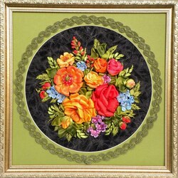 Пазл: Шелковое панно