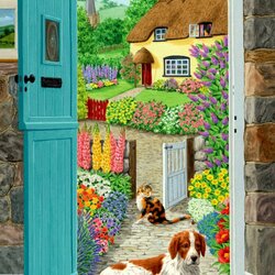 Пазл: За дверью