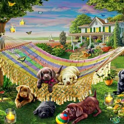 Пазл: Щенята