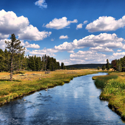 Пазл: Спокойная река