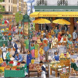Пазл: Парижский рынок