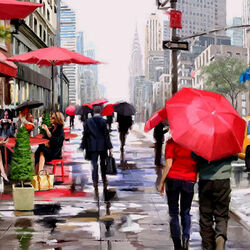 Пазл: Нью-Йоркские кафе