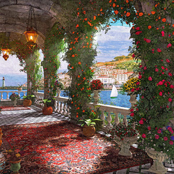 Пазл: Среднеземноморская терраса