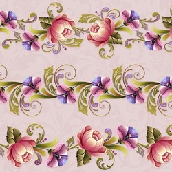 Пазл: Цветочный орнамент