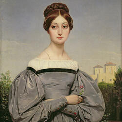 Пазл: Портрет Луизы Верне, дочери художника