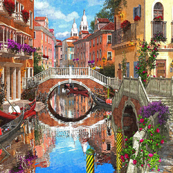 Пазл: Каналы Венеции