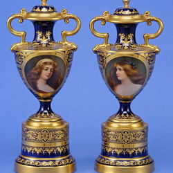 Пазл: Антикварные вазы