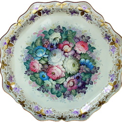 Пазл: Жостовский поднос