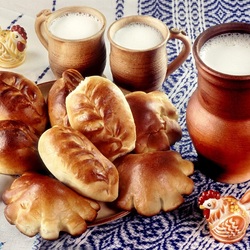 Пазл: Пирожки с молочком
