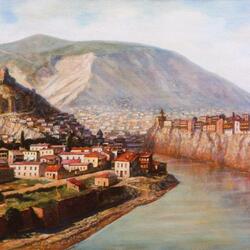Пазл: Панорама Тифлиса конца 19 века