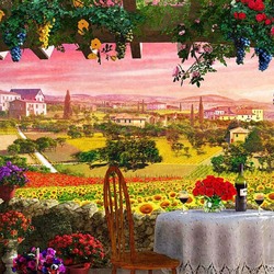 Пазл: Холмы Тосканы