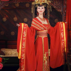 Пазл: Девушка в китайском костюме