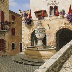 Пазл: Отель у фонтана в Венеции