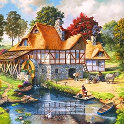 Пазл: Мельница