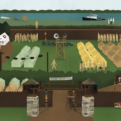 Пазл: Лагерь скаутов