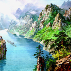 Пазл: Сплав по реке