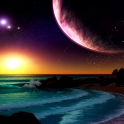 Пазл: Море, космос 