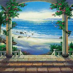 Пазл: У самого синего моря