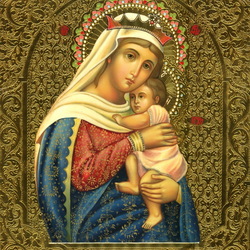 Пазл: Икона Божьей Матери 