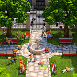 Пазл: Веселый дворик