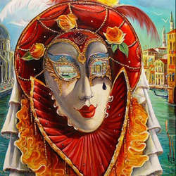 Пазл: Венеция глазами маски