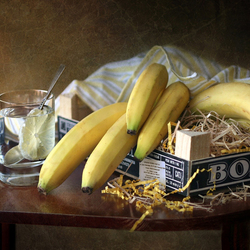 Пазл: Банановый натюрморт