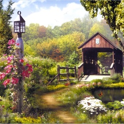 Пазл: Деревянный мост