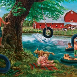 Пазл: На тарзанке