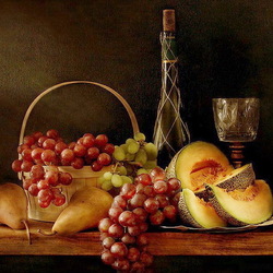 Пазл: Натюрморт с вином