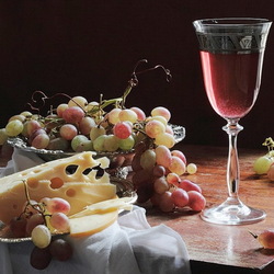 Пазл: Натюрморт с вином