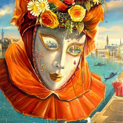 Пазл: Венеция глазами маски ...