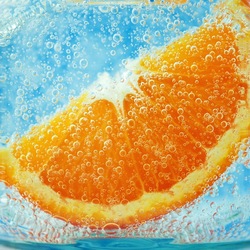 Пазл: Ледяной апельсин