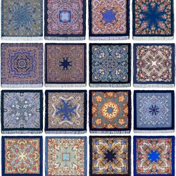 Пазл: Павлопосадские платки 