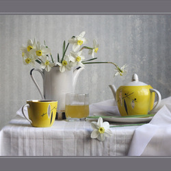 Пазл: Чайный натюрморт