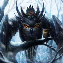 Пазл: Мать сова