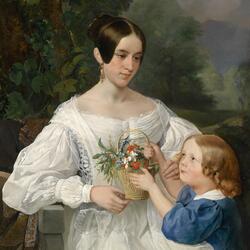 Пазл: Цветы для мамы