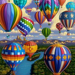 Пазл: Balloon Festival / Фестиваль шаров
