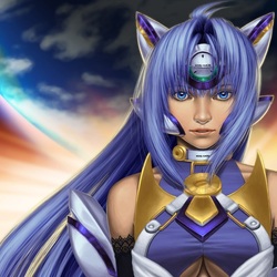 Пазл: Космическая девушка