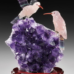 Пазл: Птицы из камней