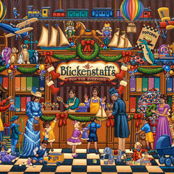 Пазл: Старинный магазин игрушек